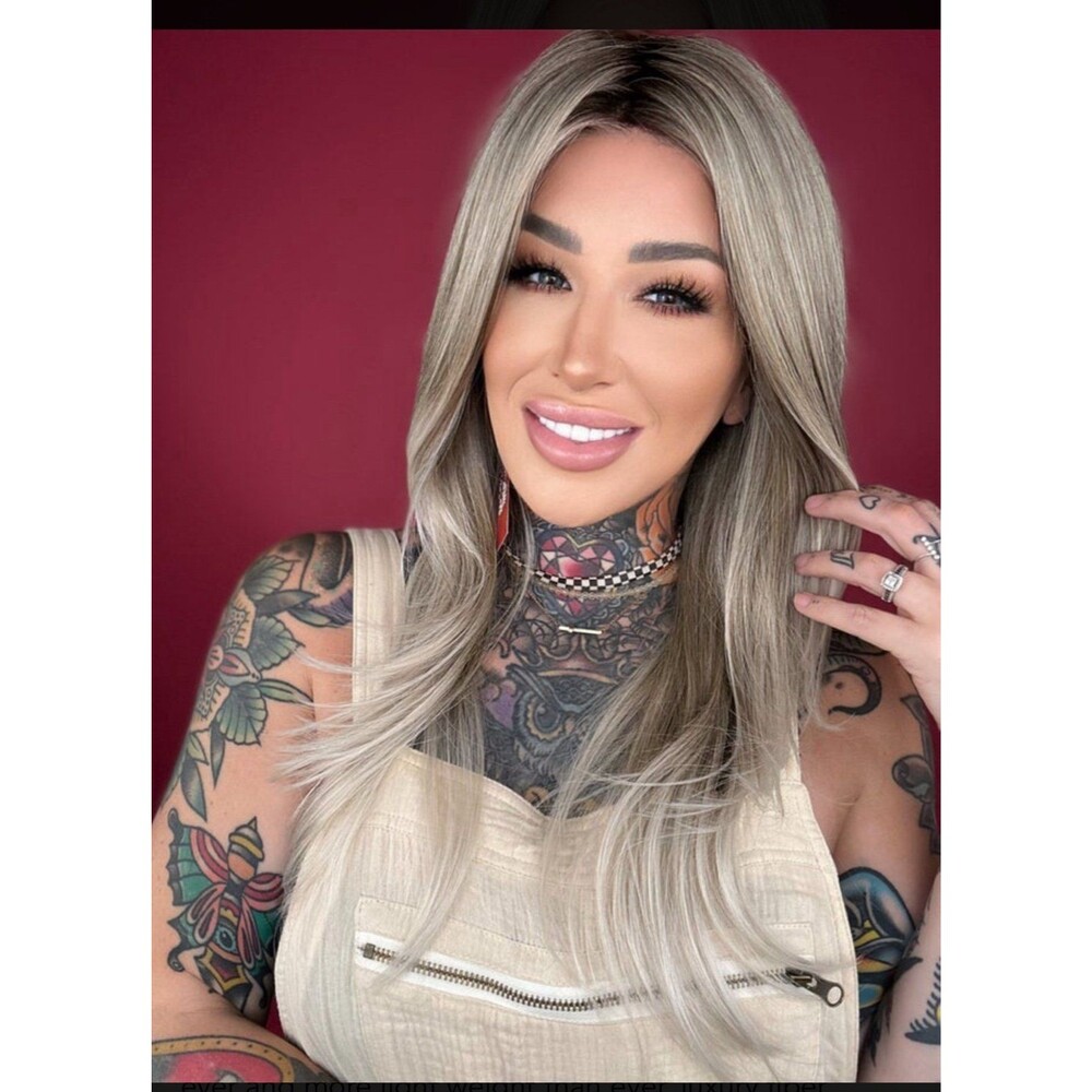 Rebel Gypsy luxury full mono “ Pure Smile” fully hand-tied wig new